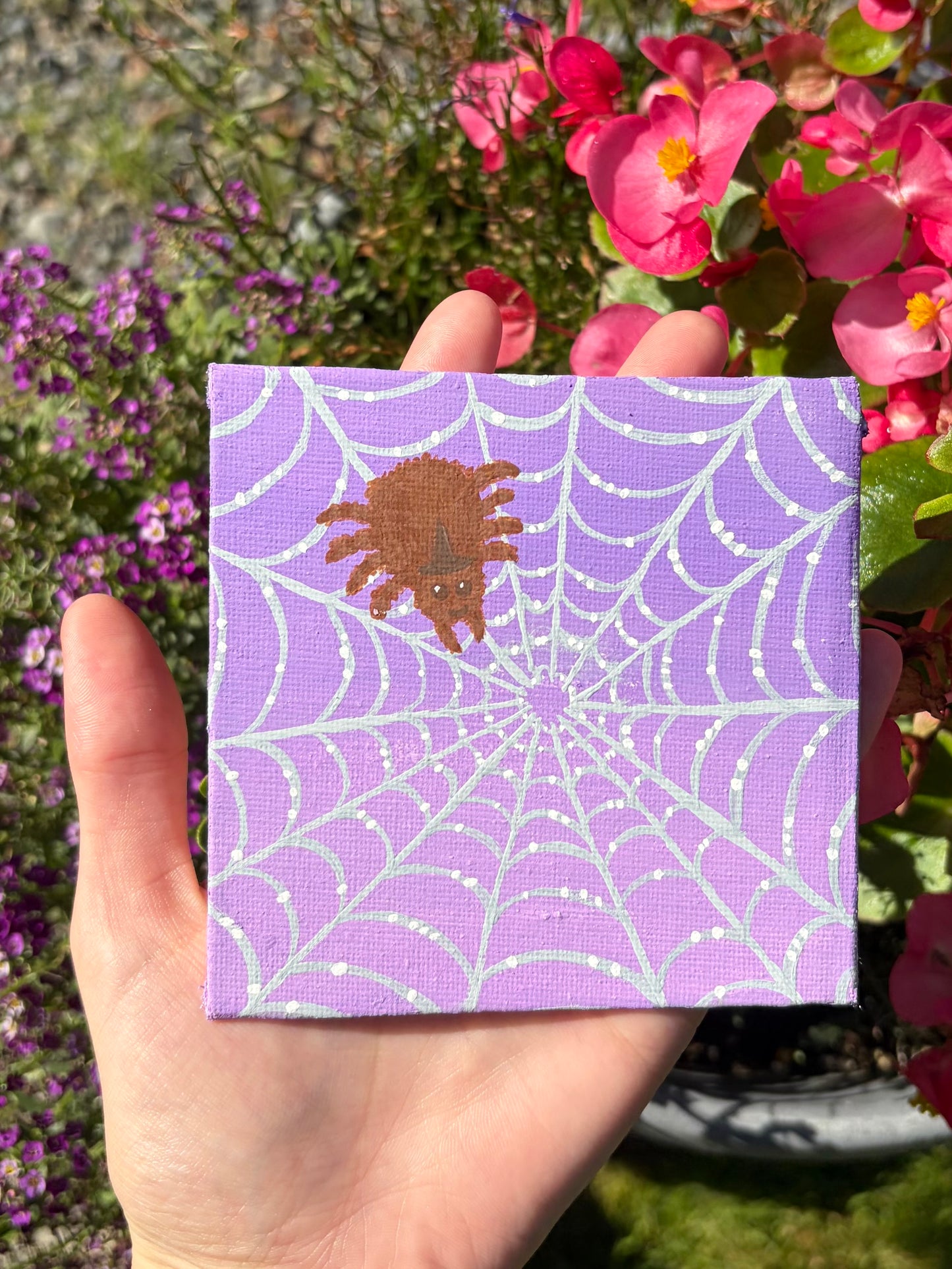Mini spider original painting