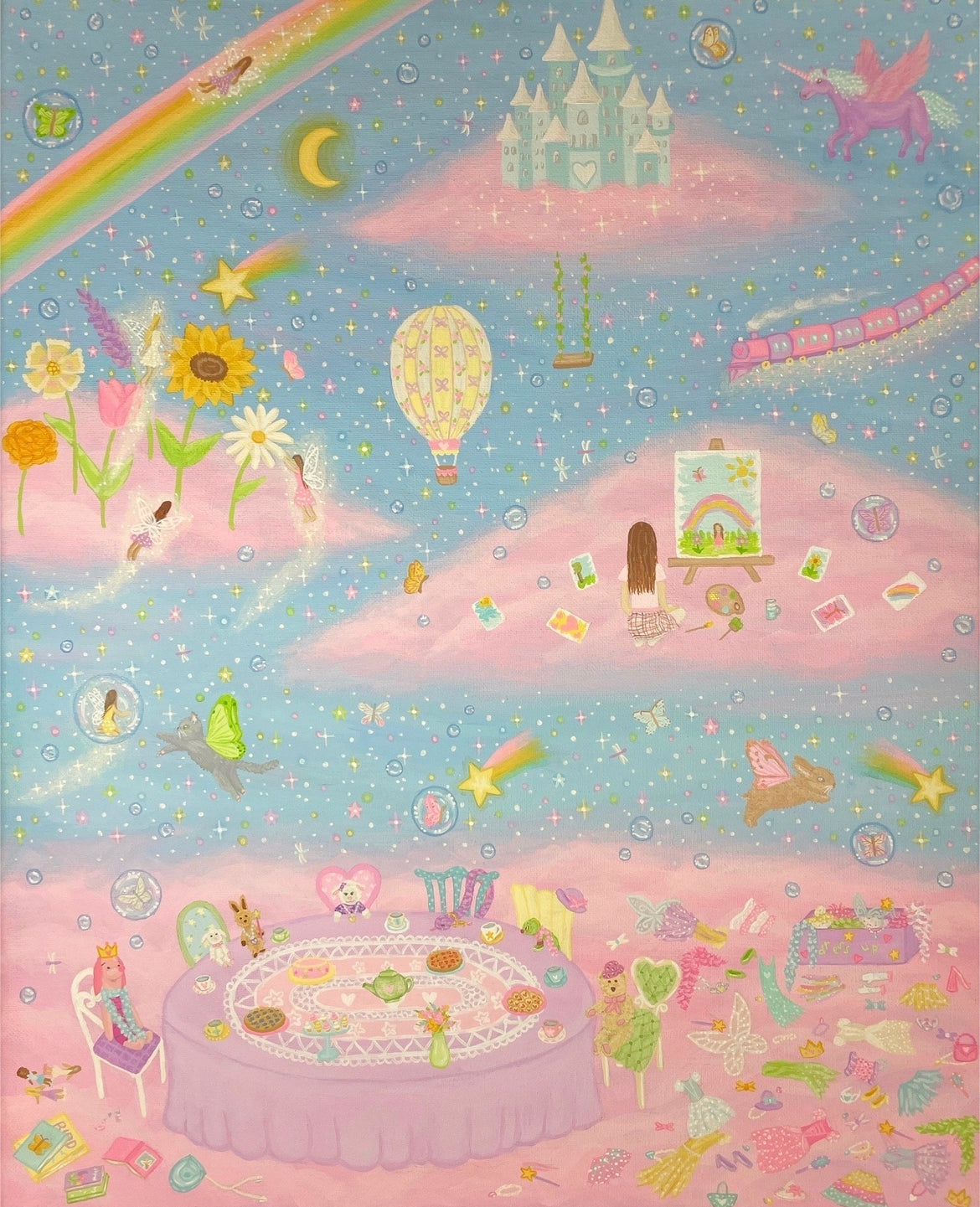 "Childhood nostalgia" art print