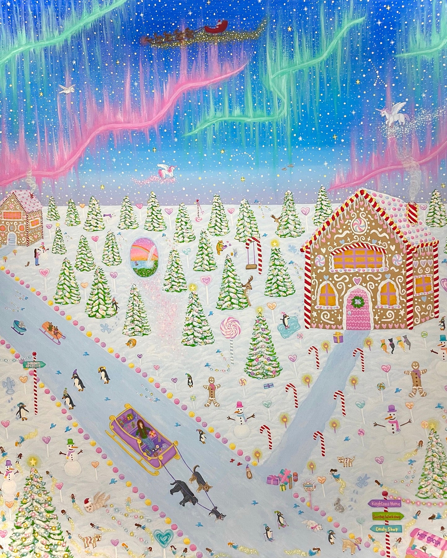 "Winter wonderland" art print