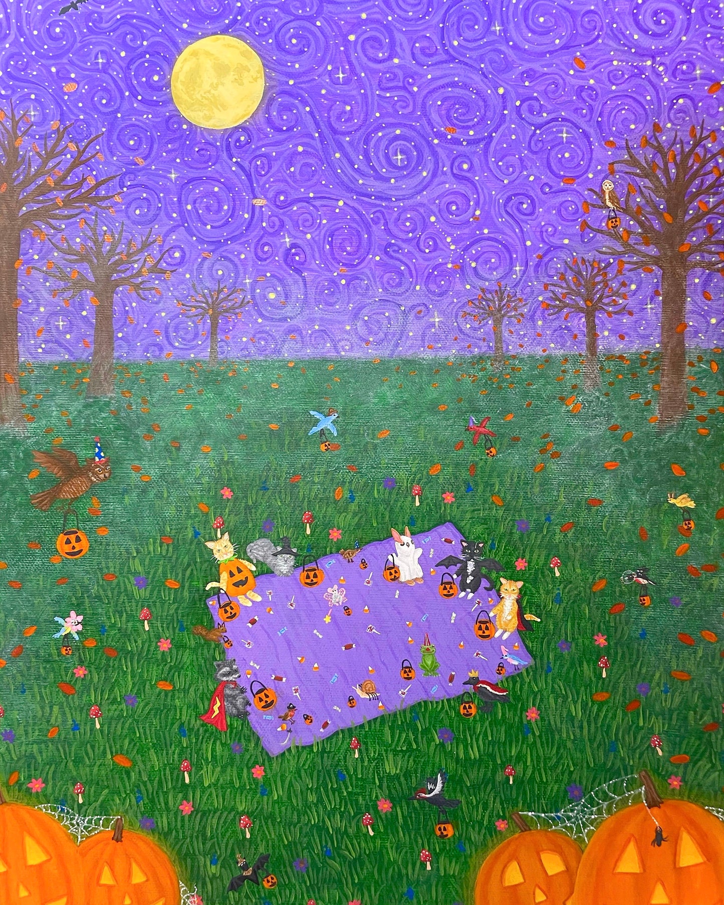 "Trick or treat" art print