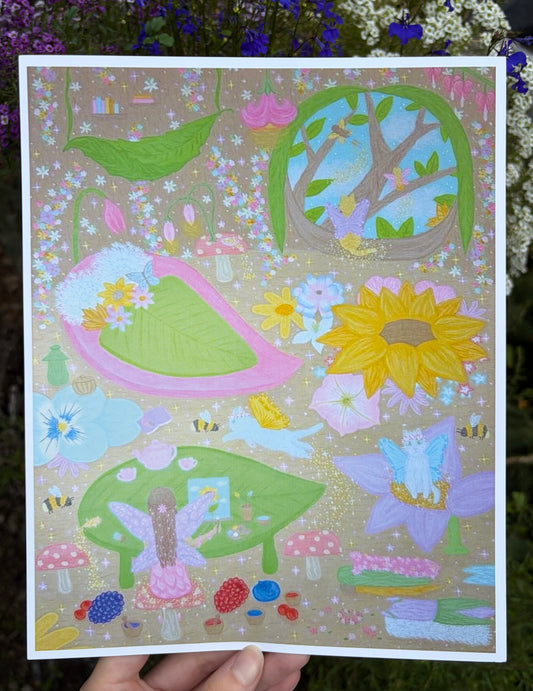 “Fairy room” art print