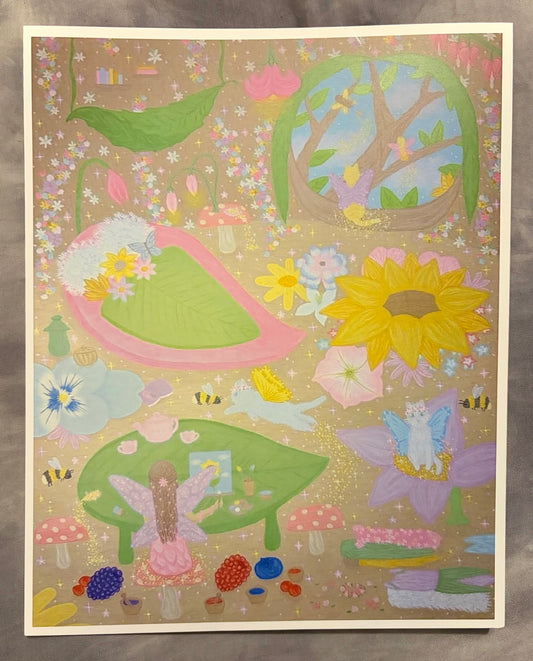 “Fairy room” art print