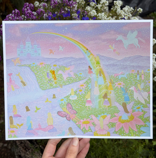 “Enchanted fairytale” art print