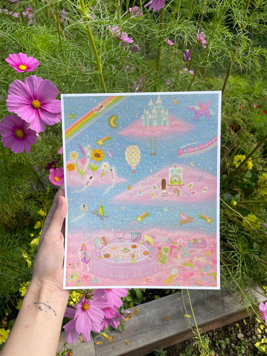 "Childhood nostalgia" art print