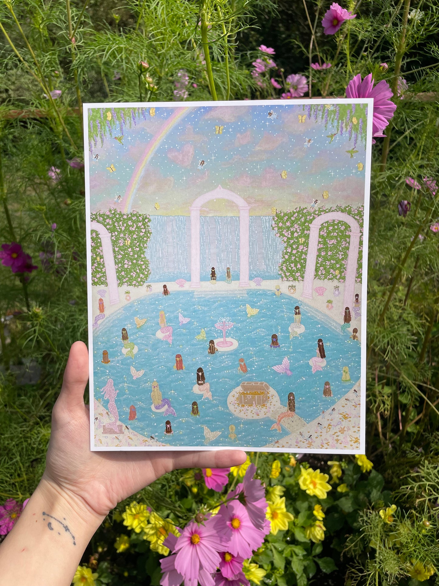 "Mermaid cove" art print