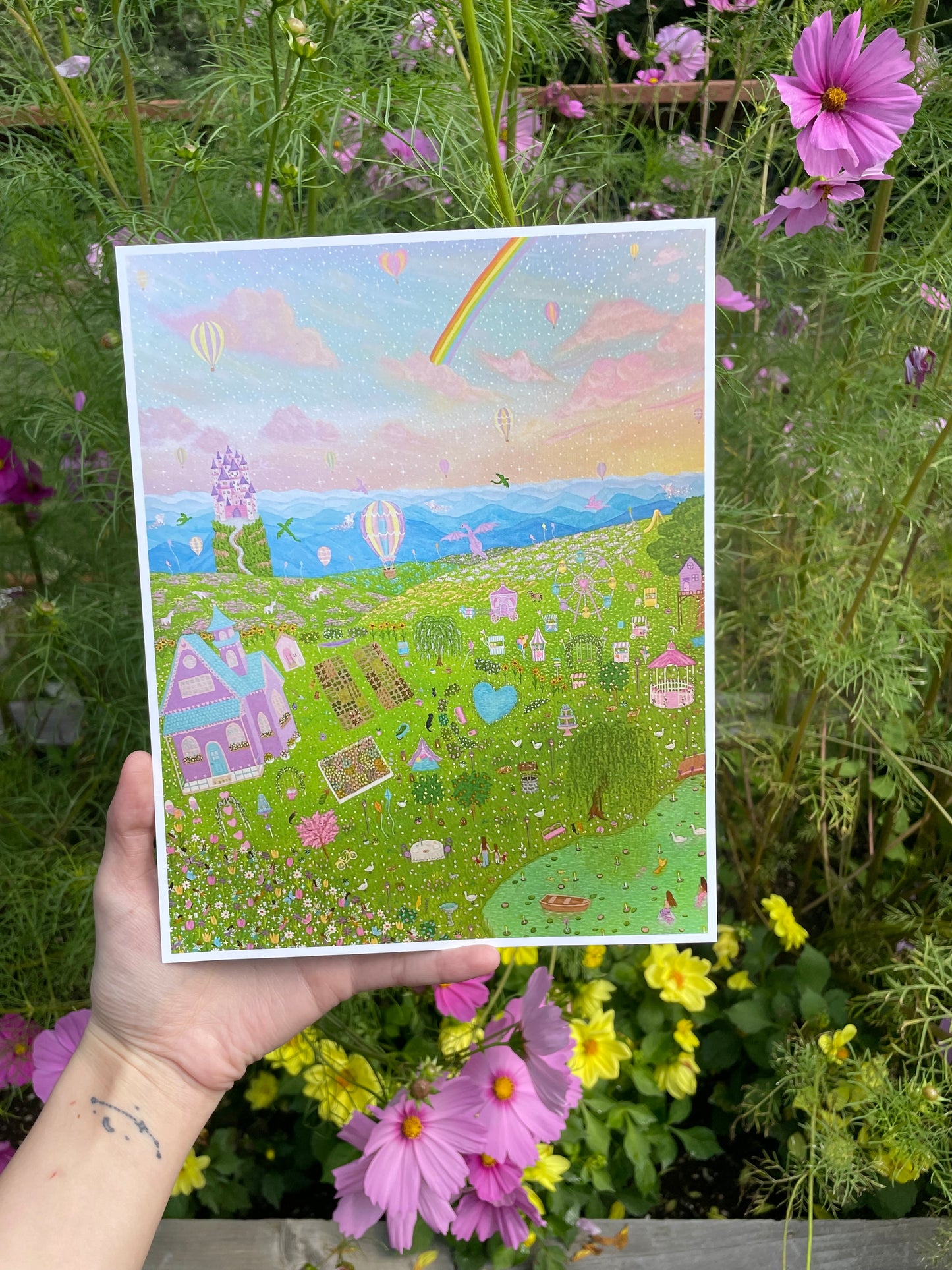 "Spring home" art print