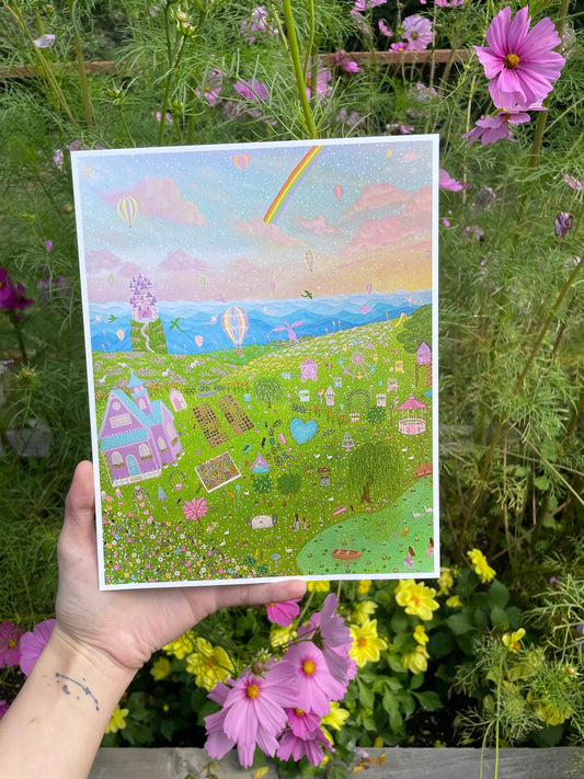 "Spring home" art print