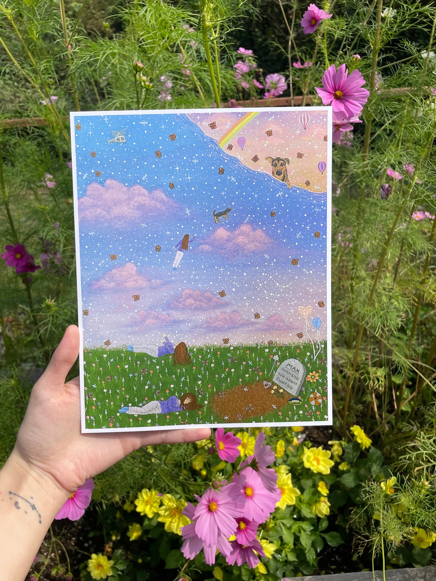 "Dreaming of you" art print