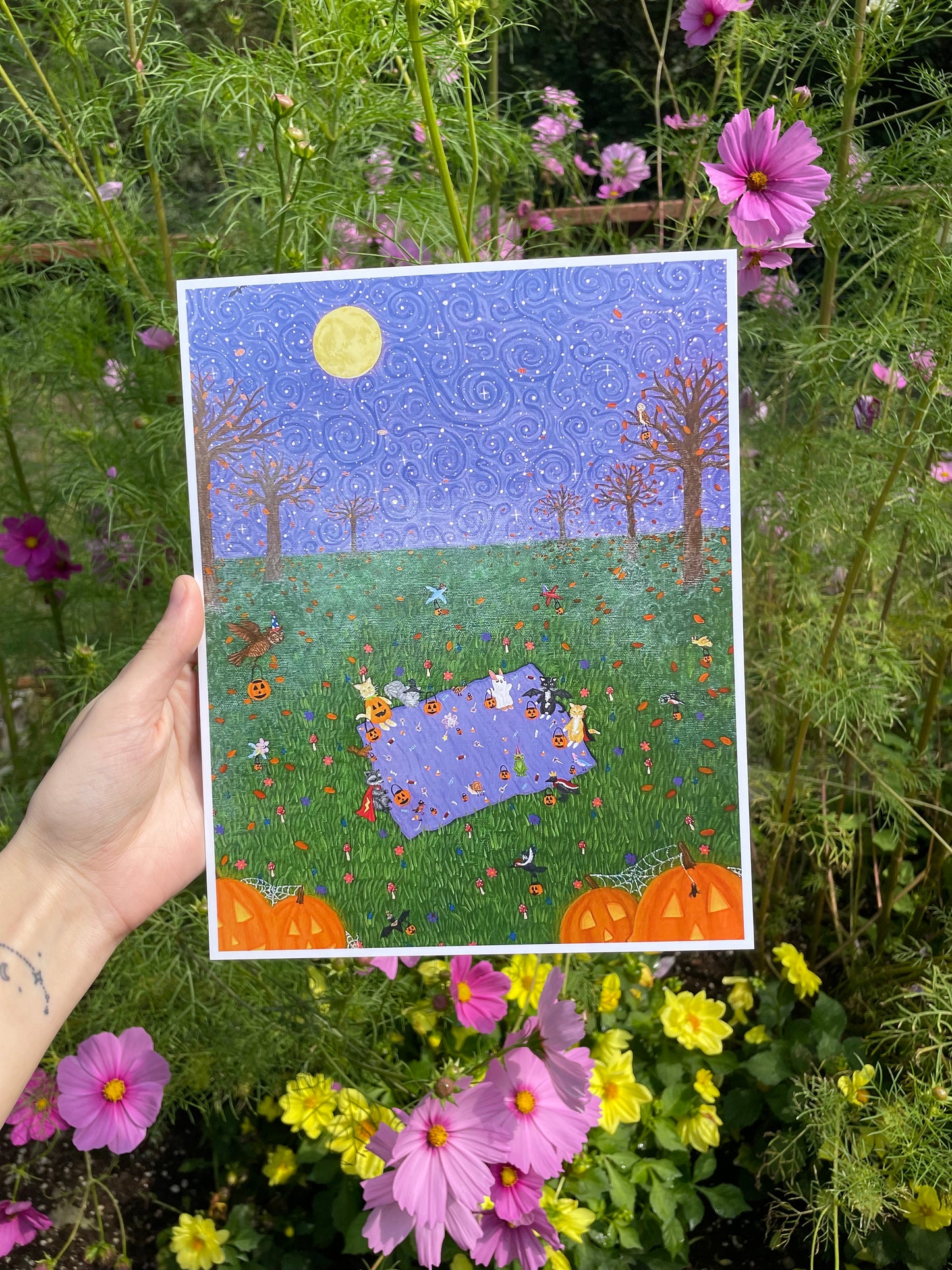 "Trick or treat" art print