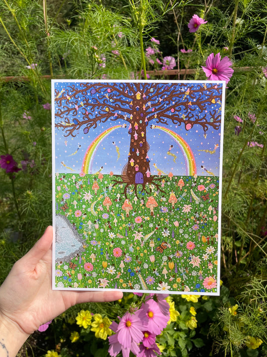 "Fairy tree" art print