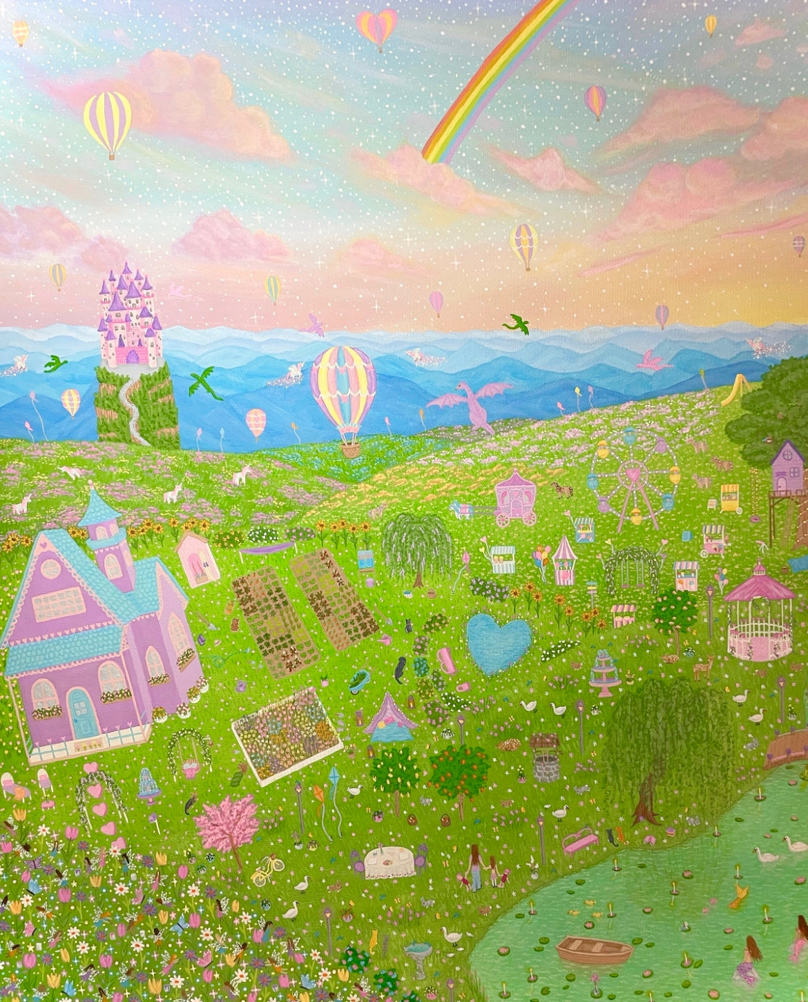 "Spring home" art print