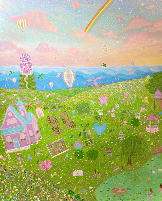 "Spring home" art print