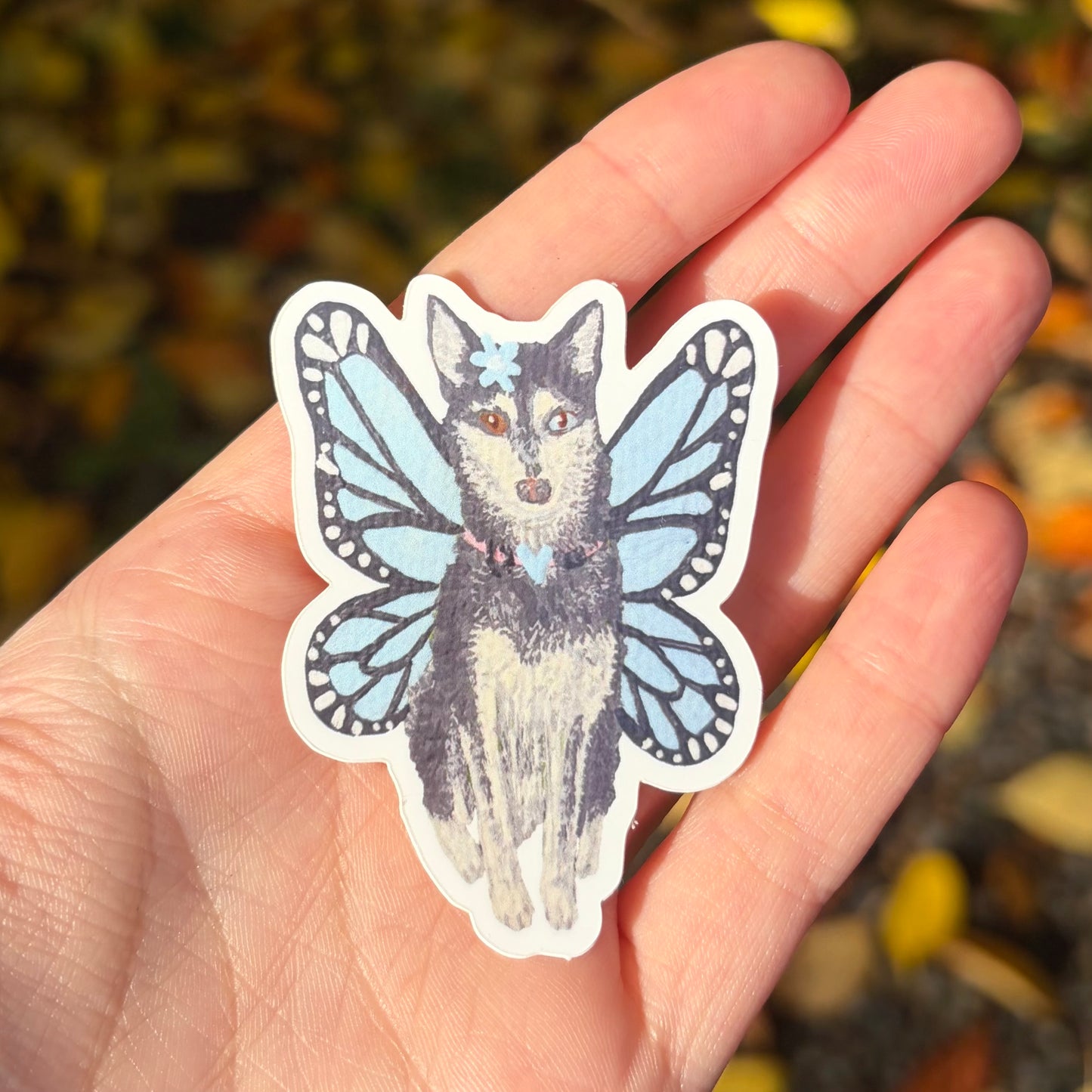 "Bella butterfly" sticker