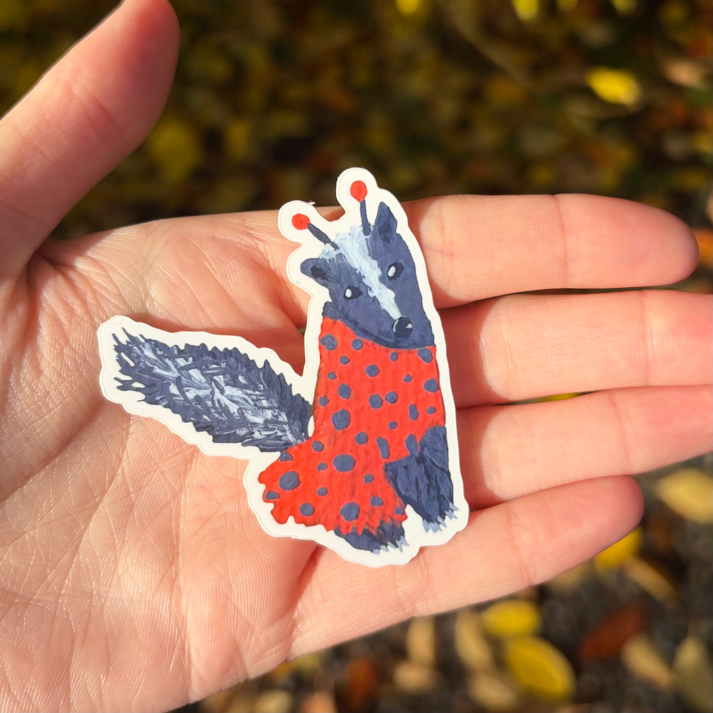 "Skunk ladybug" sticker