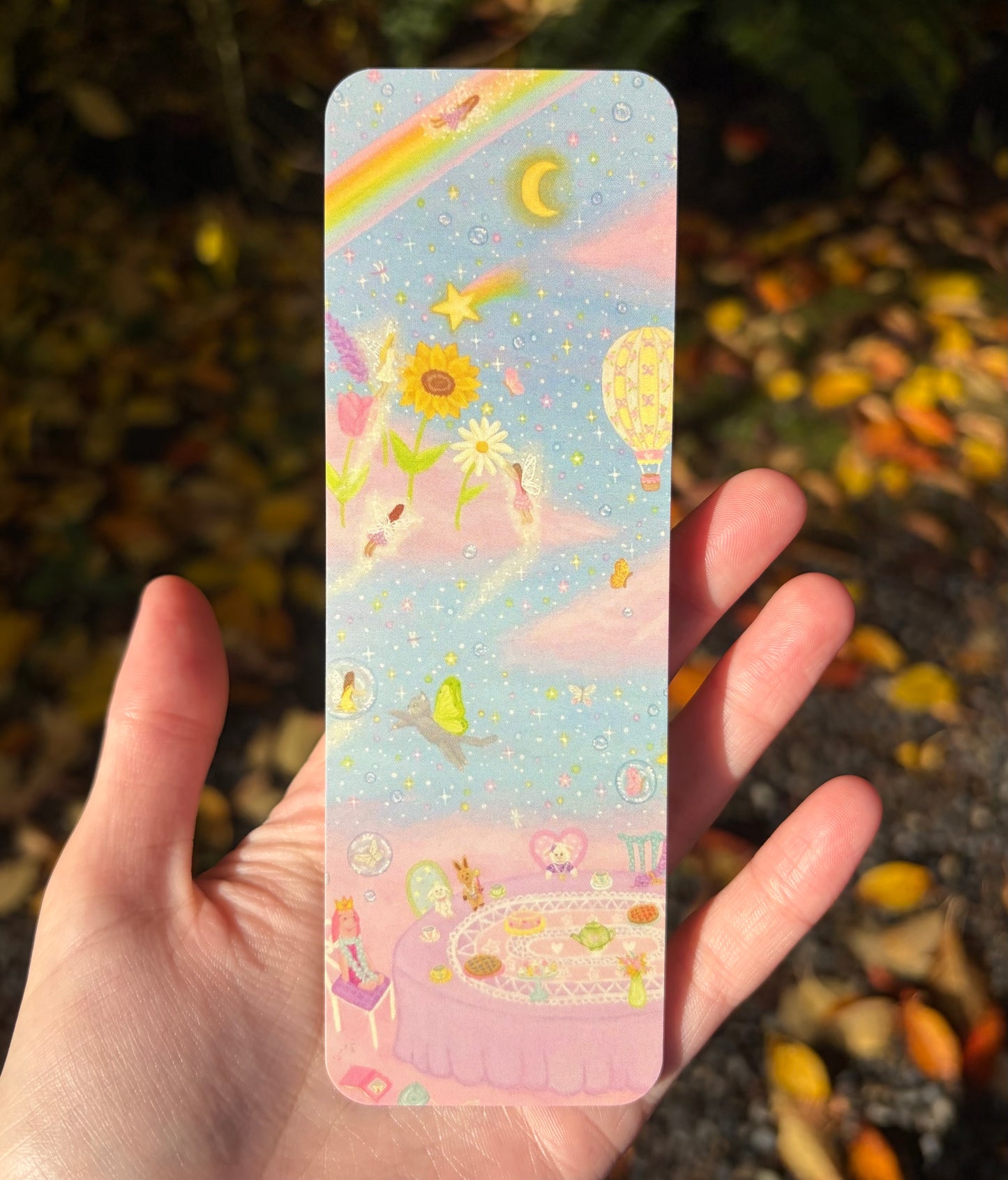 "Childhood nostalgia" art print, bookmark and sticker combo