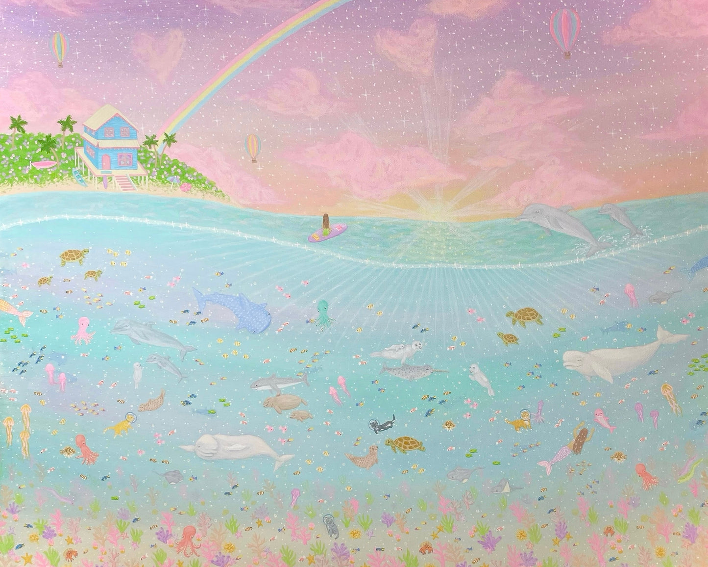 "Summer paradise" art print