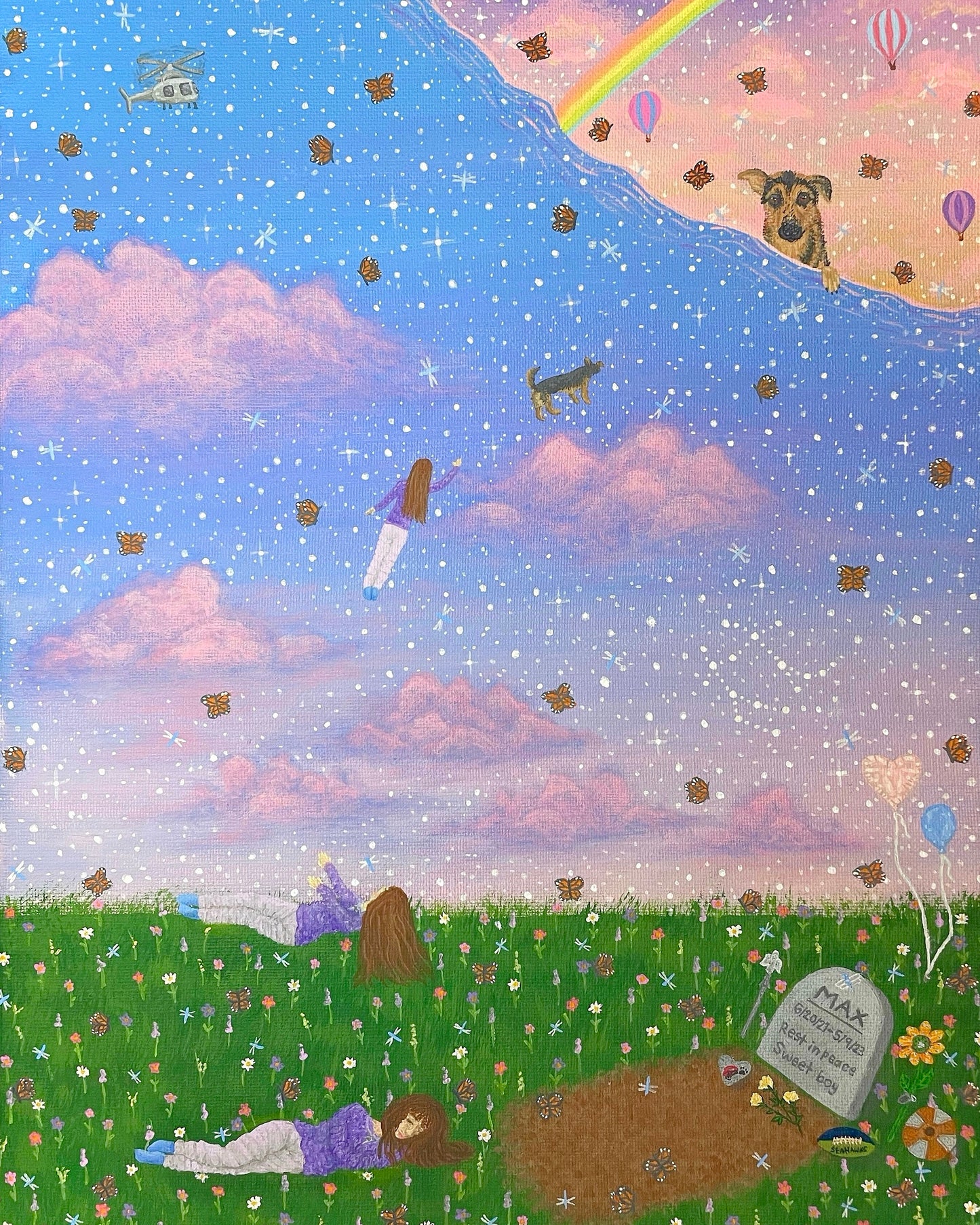 "Dreaming of you" art print