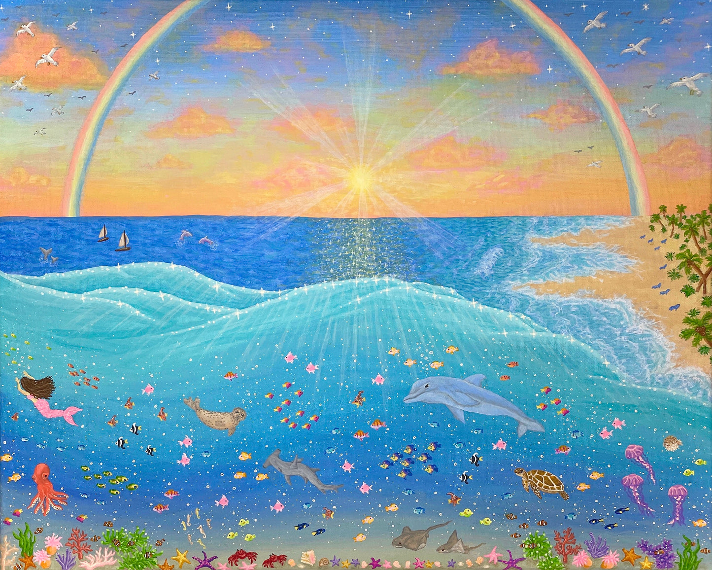 "Under the sea" art print